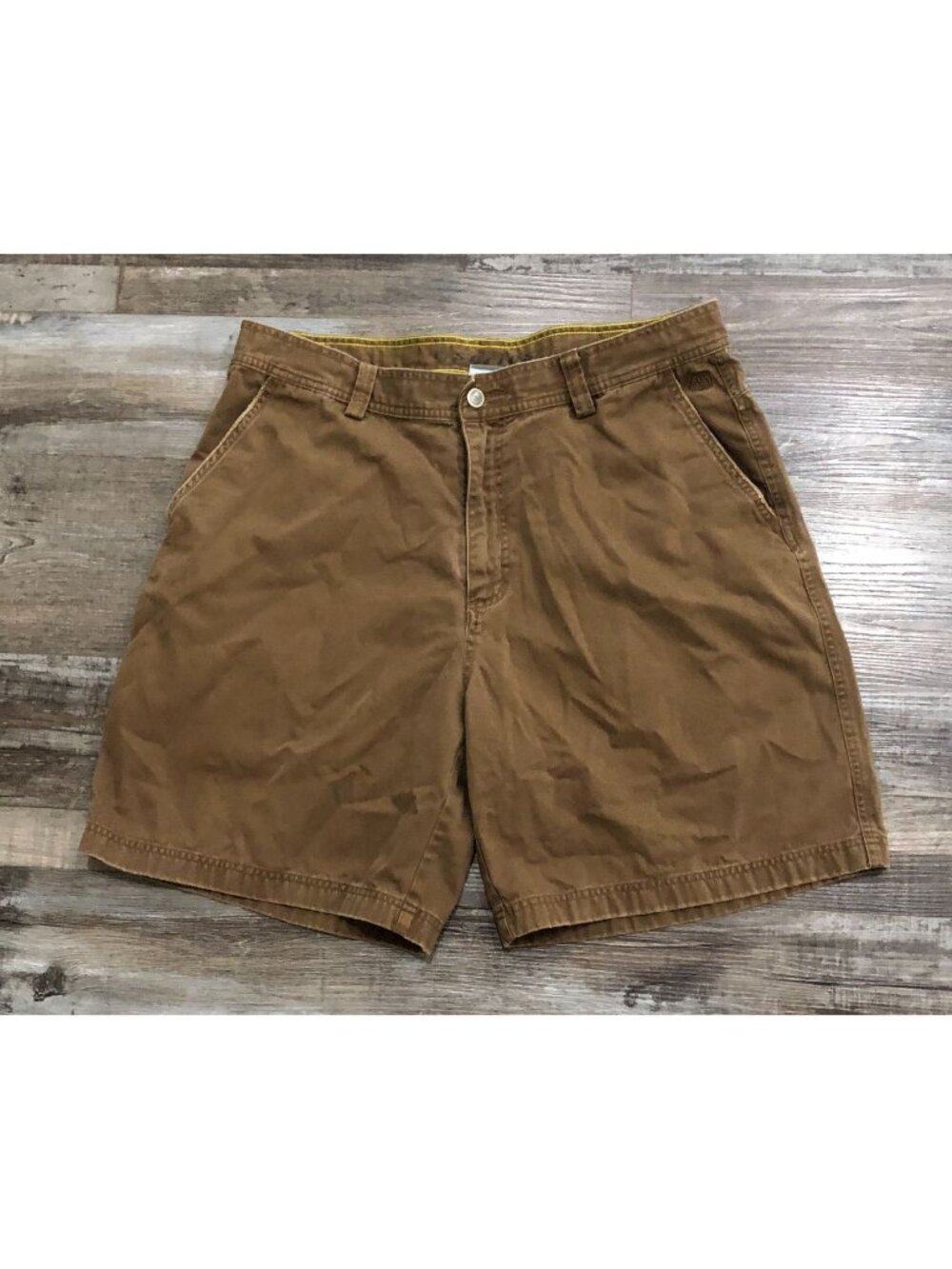 The North Face A5 Series Mens Size 36 Brown Flat Front Casual Shorts Cotton